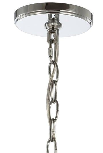 Ira 6.25" Adjustable Drop Metal LED Pendant - JONATHAN Y